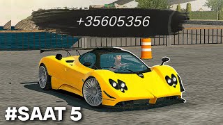 5 SAAT PARA KASTIM😱 !! OYUNU KİTABINA GÖRE OYNADIM ! - Car Parking Multiplayer