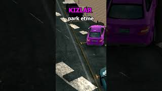 Kızlar VS Erkekler - Car Parking Multiplayer #shorts