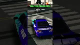 Normal İnsanlar VS Psikopatlar - Car Parking Multiplayer #shorts