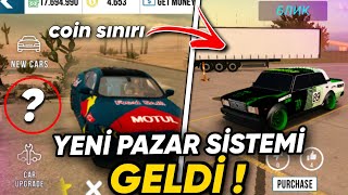 YENİ PAZAR SİSTEMİ GELDİ ! COİN SINIRI GELDİ ! - Car Parking Multiplayer
