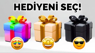 Hediyeni Seç! 🎁 Gökkuşağı 🌈 Altın ⭐️ veya Siyah Kutu 🖤