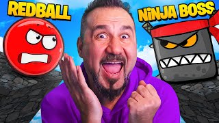 REDBALL 4 NİNJA BOSS GELDİ! ÇILDIRDIM! ORMANIN DERİNLİKLERİNDE BİTTİ!