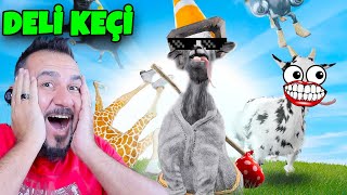 Deli keçi bunu da yaptı! | Keçi Simülatör 3 Oynuyoruz-goat simulator 3