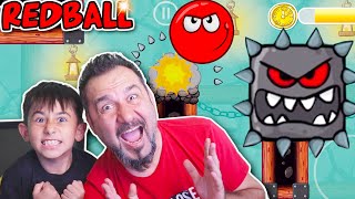 REDBALL 4 BOMBACI MÜLAYİMLER PATLIYOR! | (sesegel çocuk) SÜRELİ REDBALL 4  MAĞARALAR OYNUYORUZ!
