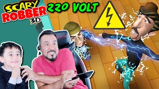KIZGIN ÖĞRETMENİN KUZENLERİ KÖTÜ HIRSIZLARA ELEKTRİK ŞOKU! | SCARY ROBBER HOME CLASH OYNUYORUZ!