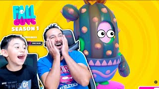 *dayanamadı! tekrar oynadı!* EGEMEN KAAN KAKTÜS KAFA OLDU! | FALL GUYS TÜRKÇE