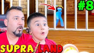 MAVİ CASUS ADAM BİZİ HAPSETTİ-FUTBOL SAHASI BULDUK !  | SUPRALAND TÜRKÇE #8