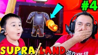 KIRMIZI ADAMLAR ZIRH VE LAZER SİLAHI BULDU!  | SUPRALAND TÜRKÇE #4