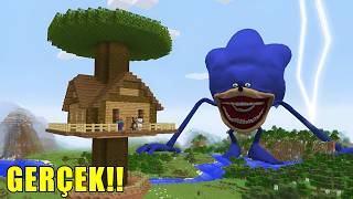 Minecraftta SHİN SONİC'i YAKALADIM!