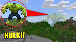ORMANIN DERİNLİKLERİNDE HULK ile KARŞILAŞTIM! Minecraft