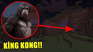 MAĞARADA KORKUNÇ KİNG KONG'u BULDUM! - Minecraft