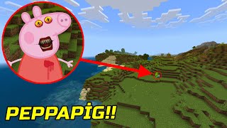 Minecraftta Korkunç Domuzun Mekanını Bastım! Minecraft Peppa Pig