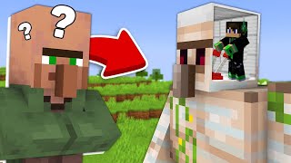 GOLEMİ Kontrol Ederek Köylüyü TROLLEDİM! - Minecraft