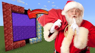 Minecraftta Sakın NOEL BABA Portalına Girmeyin! Minecraft