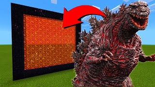 Minecraftta Sakın GODZİLLA Portalına Girmeyin! Minecraft