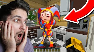 MİNECRAFTTA DİJİTAL SİRK'İN EVİNE GİTTİM! (SAKIN GİRMEYİN) Minecraft