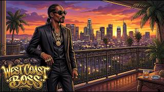 West Coast Boss 💼 Snoop Dogg, Dr. Dre, 2Pac – G-Funk 90s Cover Style